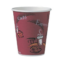 Custom Design Single Wall Disposable Ice Paper Cups with Lids